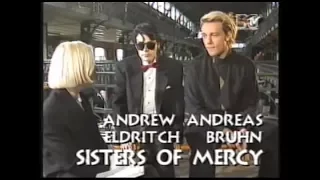 The Sisters Of Mercy - interview Andrew + Andreas, part 1 - MTV 1990