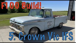 '64 F100 Project! Part 5: Undercoating the cab & Crown Vic front suspension install.