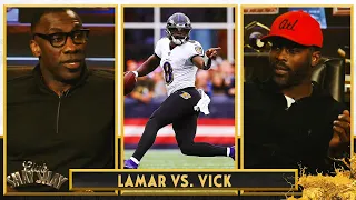 Michael Vick on if Lamar Jackson is a better running or passing QB than him | CLUB SHAY SHAY