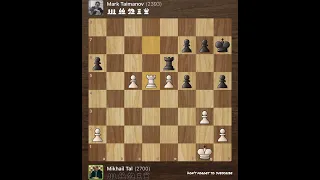 Mikhail Tal vs Mark Taimanov • URS Championship, 1958