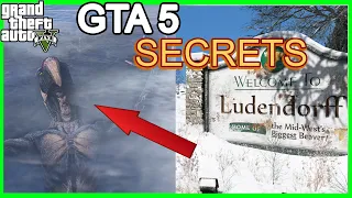 GTA 5 Easter Eggs: Frozen Alien in River