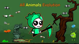 All Animals Evolution With Dino Reaper (EvoWorld.io)