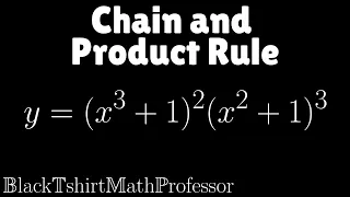 Chain Rule with the Product Rule Problem 3 (Calculus 1)