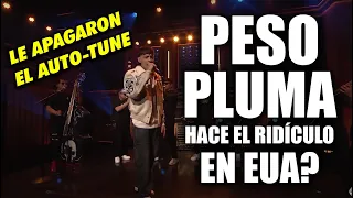 Peso Pluma hace el ridículo en EUA?