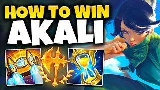 How to Win EVERY game as Akali in Season 12 (BEST BUILD/STRATEGY) *Akali Guide*