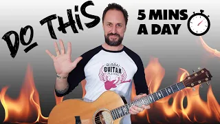 5 Minute Guitar Routine (what to practice)