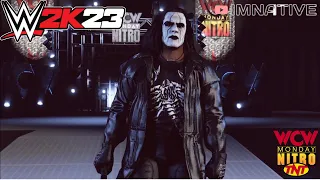 WWE 2K23 Sting Full Official Entrance 4K (PS5) Monday Nitro