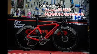 Build Bike / Cervelo S5 2023 Tiger Eye / Sram Red Etap / Princeton CarbonWorks /CeramicSpeed