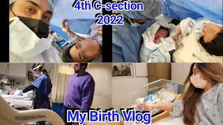 My 4th Emergency C-section Birth Vlog 2022| 38 Weeks Pregnant 🤰 | Baby Gender Reveal Emotional