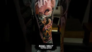 Realistic & Coverup Tattoo by Mihail Kogut