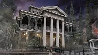 2018 Haunted Mansion ride (Low Light) Disneyland Park Complete ridethrough POV