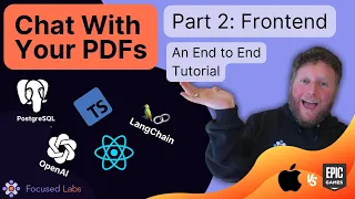 Chat With Your PDFs: Part 2 - Frontend - An End to End LangChain Tutorial