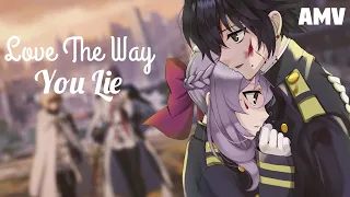 ❤Yuu x Shinoa❤ || Love The Way You Lie 「AMV」