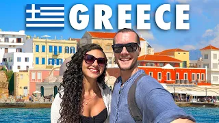 FIRST TIME IN CRETE! 🇬🇷 BEACHES & CHANIA OLD TOWN