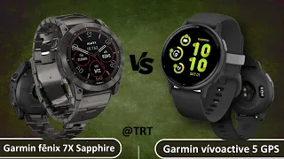 Garmin Vivoactive 5 GPS VS Garmin Fenix 7X Sapphire
