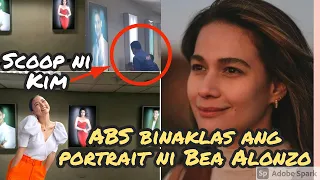 Bea Alonzo's portrait binabaklas  sa ABS Hallway kita sa IG story ni Kim Chiu