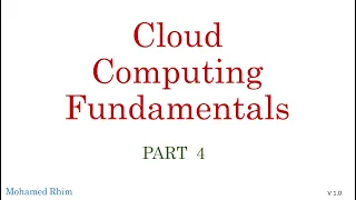 Cloud Computing Fundamentals Training Part 4 (using Arabic, French and English languages!!!)