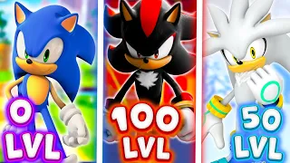 ЭВОЛЮЦИЯ🥰 СОНИКА ОТ 0 ЛО 100 УРОВНЯ В SONIC SPEED SIMULATOR ПОЛУЧИЛ SILVER SONIC И SHADOW SONIC