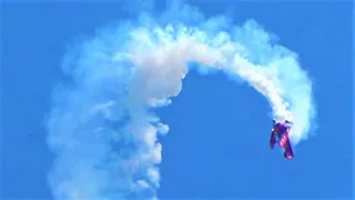 SNAPS AND SMOKE PITTS SPECIAL S1 AEROBATIC AIRSHOW ACTION DISPLAY Patric Leis D-EPNL Bienenfarm 2021
