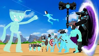 Skibidi Toilet Side Story Episode 13. Ice Monster Radiation VS Cameraman Avengers,Titan Cameraman.