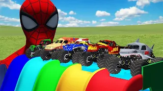 5 Monster Truck COLOR PORTAL GAME