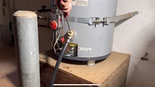 20 YR OLD water heater MAINTENANCE anode rod replacement & flush