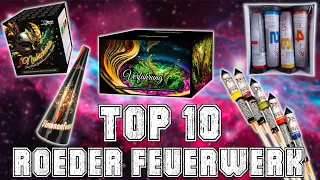 TOP 10 RÖDER FEUERWERK PRODUKTE 🔥