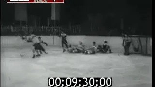 1954 Poland - USSR-2 1-7 Friendly match of youth hockey teams