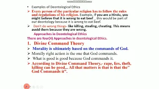 CIVICS CHAPTER TWO PART 2 DEONTOLOGICAL NORMATIVE ETHICS: DEONTOLOGICAL ETHICS @abjtube1