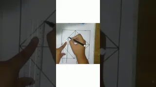 Geometry Design Drawing- Square Geometry Designs ❤❤# short# @all time with arts//