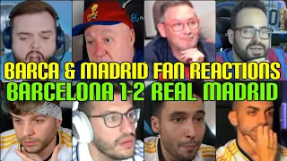 BARCA & MADRID FANS REACTION TO BARCELONA 1-2 REAL MADRID | FANS CHANNEL