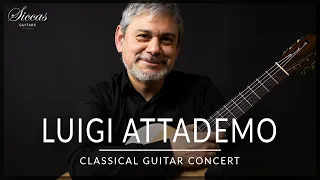 LUIGI ATTADEMO - Classical Guitar Concert | Bach, Barrios, De Falla, Scarlatti, Sor | Siccas Guitars