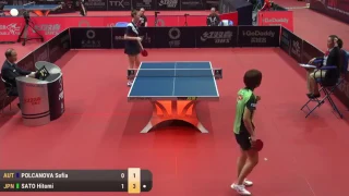 2017 ChinaOpen WS rd1 SATO Hitomi POLCANOVA Sofia(AUT)