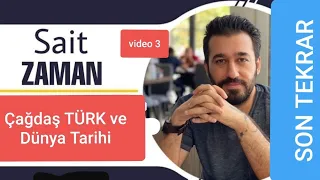 2022 KPSS Çağdaş Türk ve Dünya Tarihi Son Tekrar