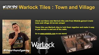 Wizkids - Warlock Tiles - Town and Village Unboxing