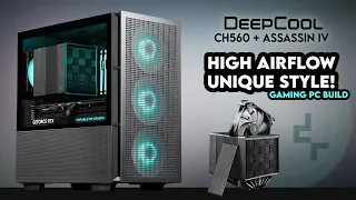 The Deepcool CH560 & Assassin IV SLAYS! | High Airflow Gaming PC Build | Strix RTX 4080, i7 13700K
