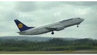 *Rare*  Lufthansa 737 Departure from Manchester - 3rd July 2016