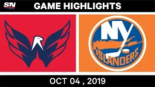 NHL Highlights | Capitals vs. Islanders – Oct. 04, 2019