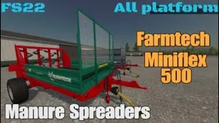 Farmtech Miniflex 500  / New mod for all platforms on FS22