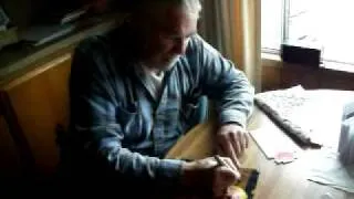 LELAND COBAIN AND GARY COBAIN SIGNING MY KURT COBAIN PIC 7/16/2010