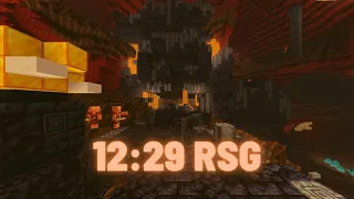 MINECRAFT BEDROCK RSG (former) WORLD RECORD - 12:29