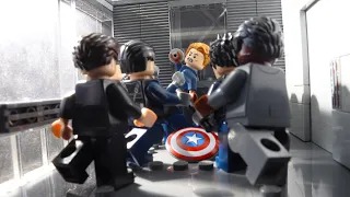 LEGO Captain America - Elevator Fight - Winter Soldier MOC