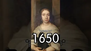 What women looked like from 1500 to 2000 in 25 year intervals