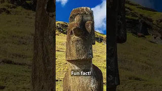Easter Island heads have bodies underground 🗿