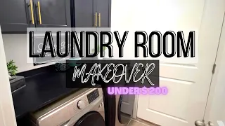 "Beginner-Friendly Laundry Room Makeover for $200 😁"