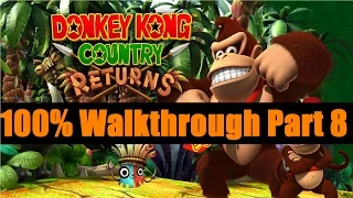 Donkey Kong Country Returns (Wii) 100% Walkthrough Part 8 [720pᴴᴰ]