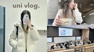 uni vlog 🔬| productive study, classes on campus, lab report, friend party, meal prep, UofT life sci