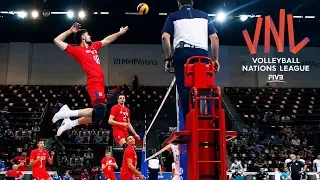 TOP 20 » Monster 3rd Meter Spike | Volleyball Nations League 2018