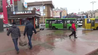 Центральный вокзал Киева в пятницу 14.01.2022г.