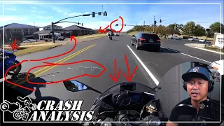 Losing traction on a motorcycle | Motorcycle Crash Analysis